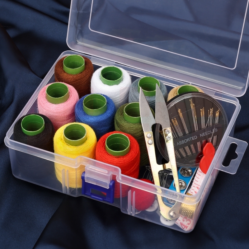 针线盒家用实用缝衣针线套装 家庭宿舍便携针线包高质量好收纳盒