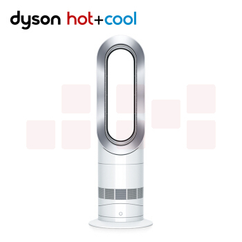 戴森（Dyson）取暖器家用/电暖器 暖气 电热 冷暖两用 无叶设计 原装进口 AM09 白银色