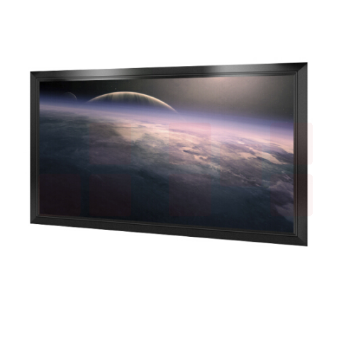 红叶180英寸16:9玻珠电动遥控幕布 投影幕布 投影幕布（左右电源可选 上黑边25cm）