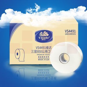 维达 大卷纸 VS4491 112*95MM 3层/节 850克/卷 12卷/箱