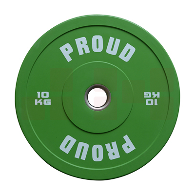 彩色全胶杠铃片  10KG  货号：JC