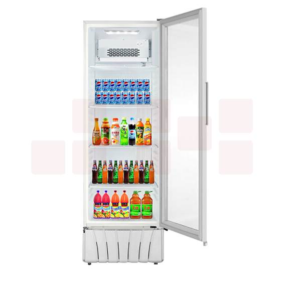 海尔（Haier）SC-412 大容积玻璃冷藏商用立式啤酒饮料展示柜冷柜