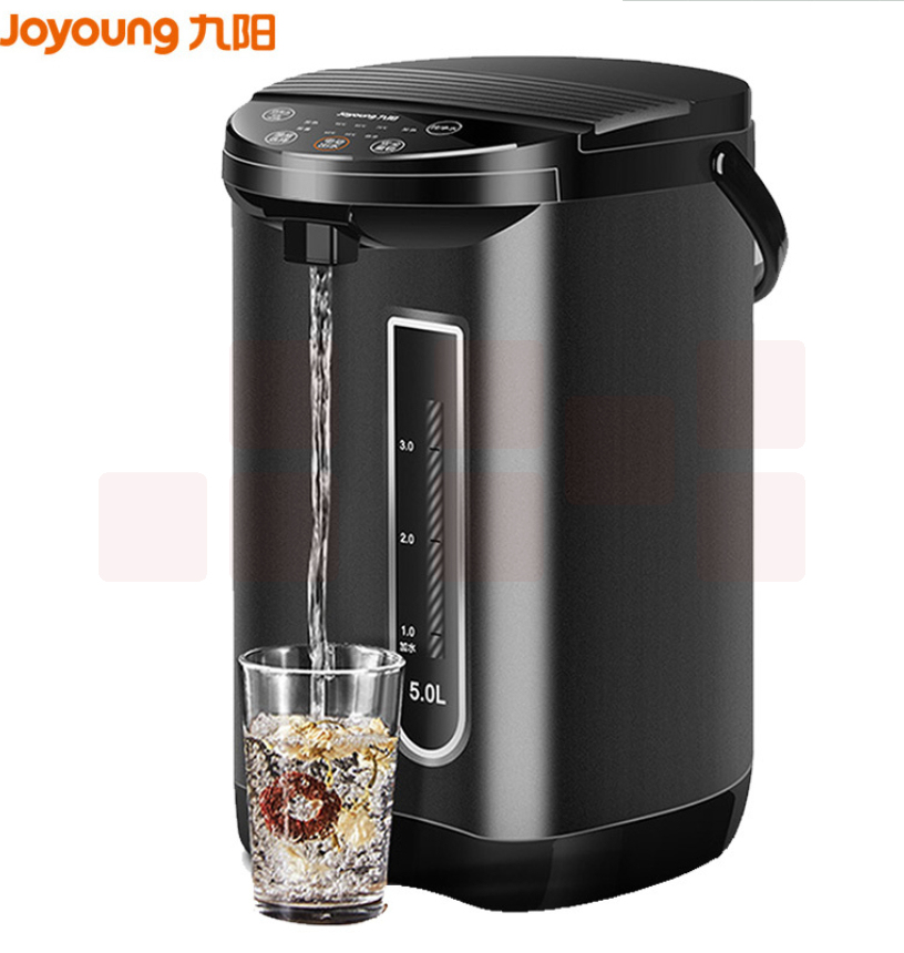 九阳电热水瓶热水壶 5L大容量六段保温304不锈钢K50-P611