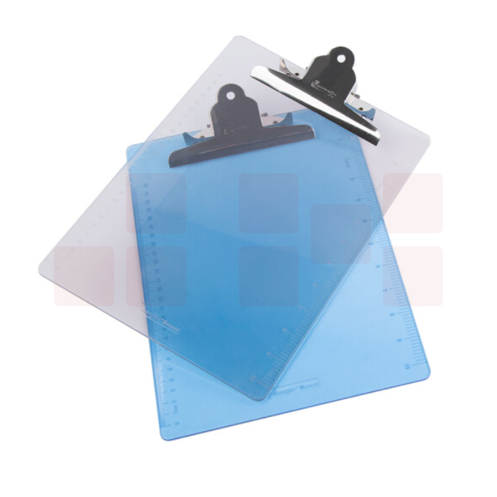 广博 A4优质PS书写板夹/文件夹板带刻度 蝴蝶夹颜色随机 单个装