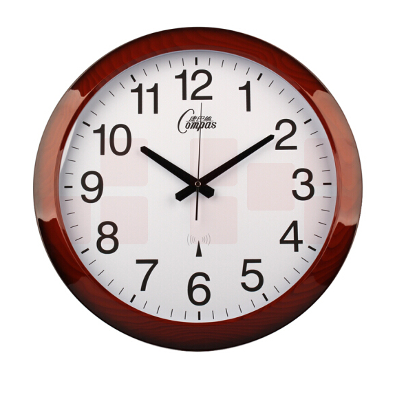 康巴丝  2060S-WIFI版 智能电波钟 考场专用仿木电波钟