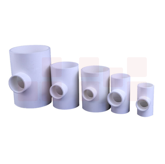 PVC异径三通 排水管件 变径三通 40转32 货号：JC