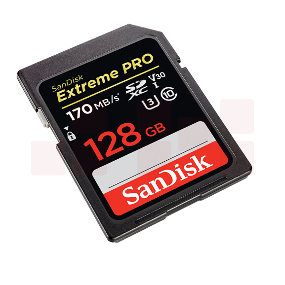 闪迪（SanDisk）128GB SD存储卡数码相机内存卡 读速170MB/s 写速90MB/s