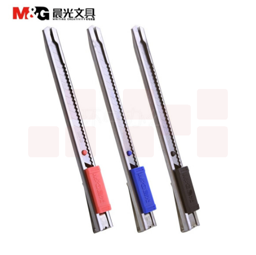 晨光 9mm金属小号美工刀裁纸刀壁纸刀 ASS91314颜色随机
