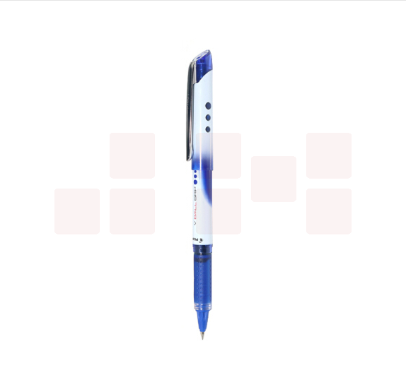 日本百乐 BLN-VBG5 蓝色 子弹头中性笔防滑签字笔水笔 0.5mm 6支