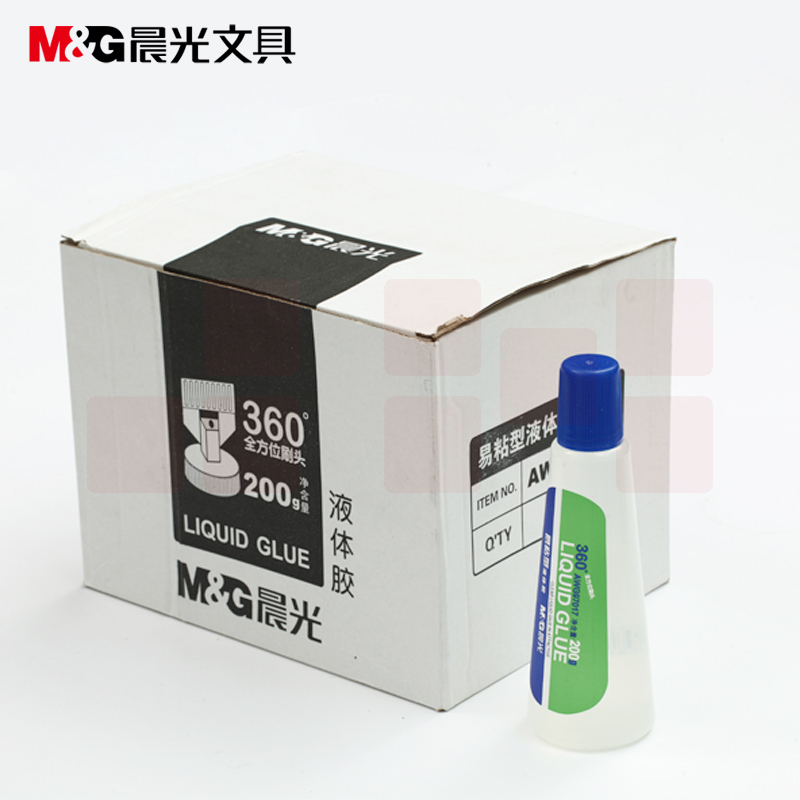 晨光200ml*12瓶装 液体胶易粘型胶水A