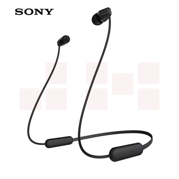 索尼（SONY） WI-C200  无线入耳式立体声耳机 手机耳机 颈挂线控  黑色/白色