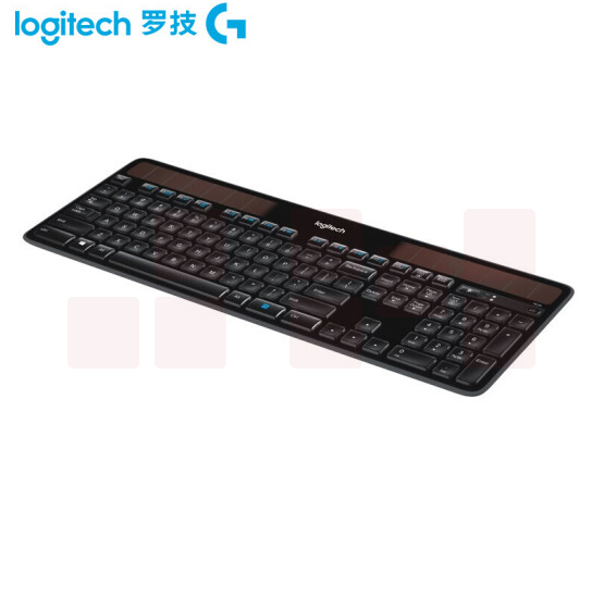 罗技（Logitech） K750无线键盘轻薄办公商务家用 太阳能供电便携全尺寸键盘  货号：ZF