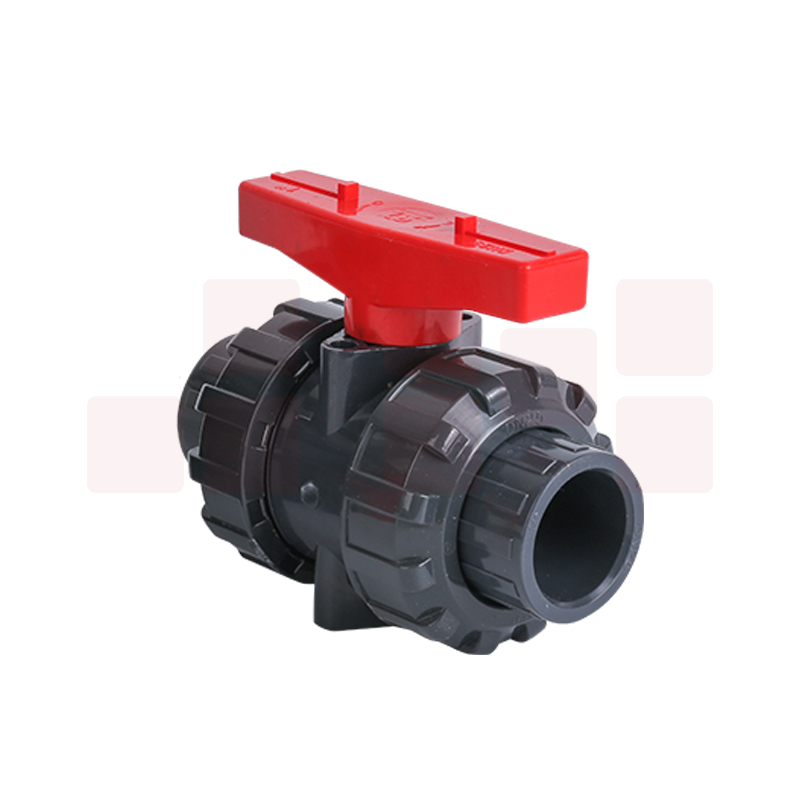 ABS活接球阀 20mm  灰色  货号：JC