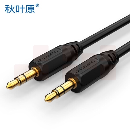 秋叶原（CHOSEAL）QS3210AT10 音频线 3.5对3.5 汽车AUX线 10米