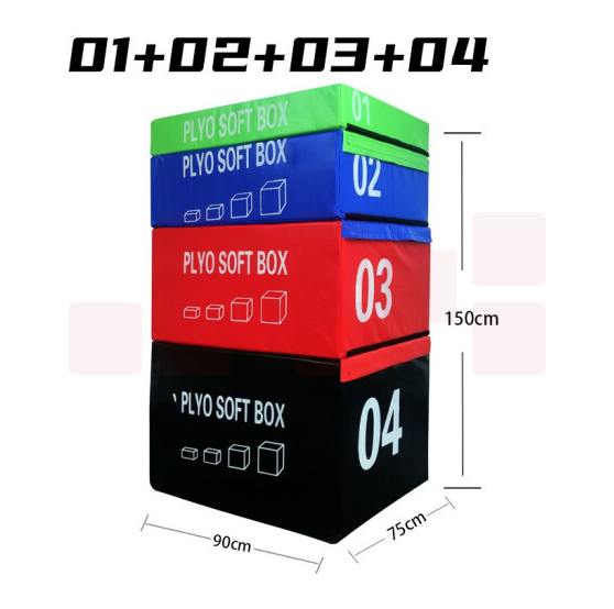 跳箱软体训练台阶箱   跳箱(150cm加重)  货号：JC