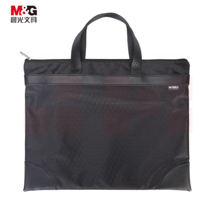 晨光 手提包 事务包公文拉链袋 380*305mm（黑）ABBN3047