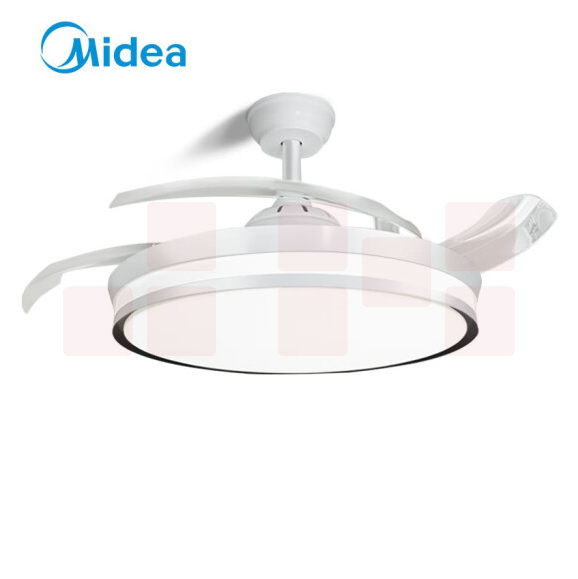 美的（Midea） 吊扇灯 餐厅隐形风扇  电扇灯遥控大风量LED风扇吊灯 FC90EDRL 36寸遥控+三挡调光+6档风速