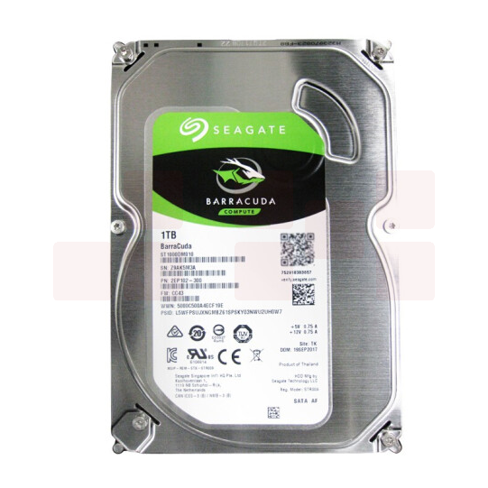 希捷(Seagate)1TB 64MB 7200RPM 台式机机械硬盘 SATA接口 希捷酷鱼系列(ST1000DM010)