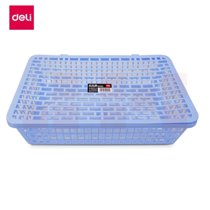 得力924 塑料公文篮文件篮资料筐 265*255*90mm