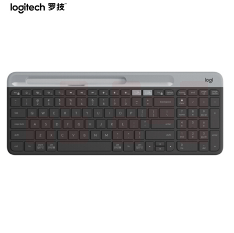 罗技（Logitech）K580 键盘 无线蓝牙键盘 办公键盘 便携超薄键盘 笔记本键盘 平板键盘 星空灰
