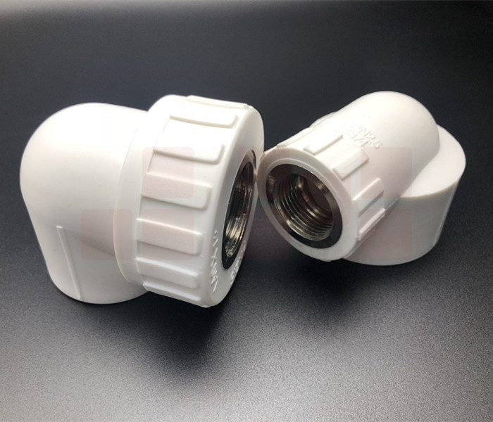 巨联（JULIAN）PPR内丝弯头  1寸变4分