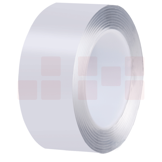 恒顺    无痕双面胶 双面透明胶带  高粘度家用万能胶透明胶带  宽约  3cm 长约3m