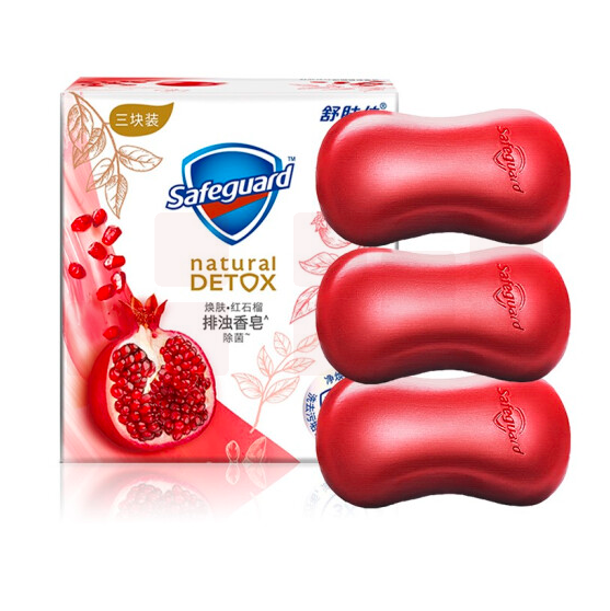 舒肤佳 100gX3块 香皂 焕肤红石榴