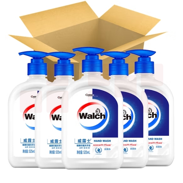 威露士健康抑菌洗手液丝蛋白525ml 12瓶/箱