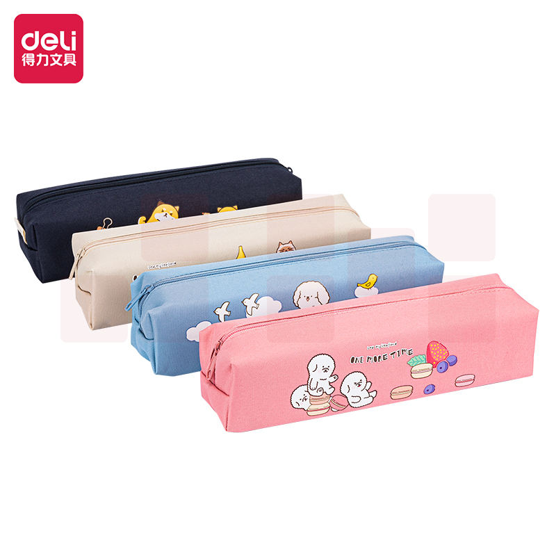 得力67102水果宠物小方形多用途笔袋(混)(只)