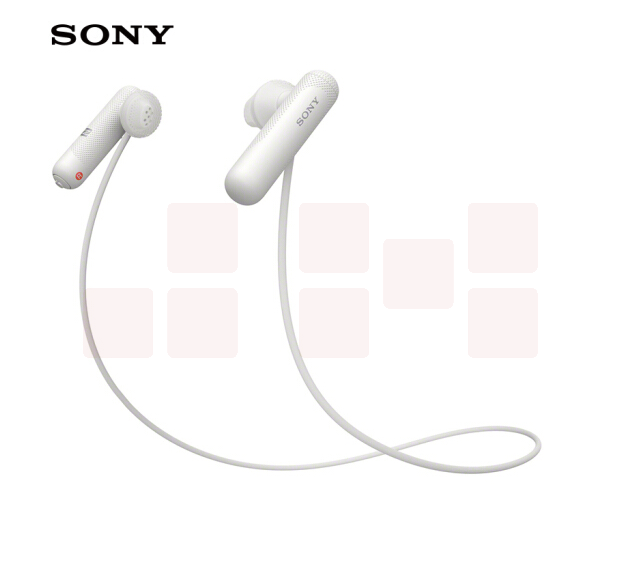 索尼 WI-SP500 无线蓝牙运动耳机 IPX4防泼溅  免提通话  白色/粉红/黑
