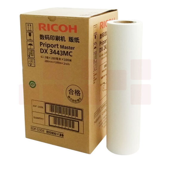 理光 版纸 DX3443 (2卷/盒)计量单位：盒