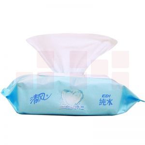 清风 湿巾 BWBA80E 80片*4包 EDI纯水系列