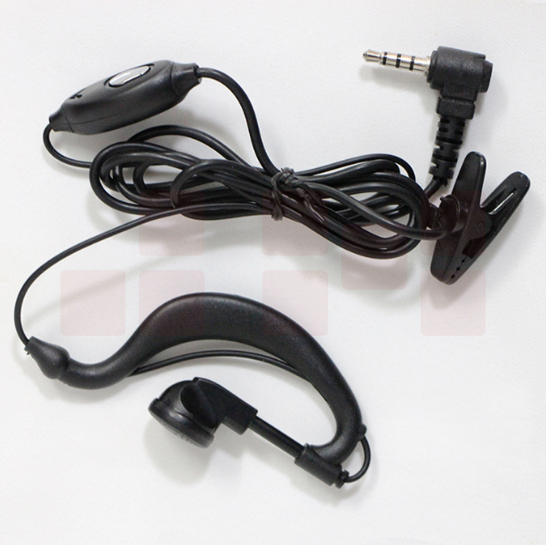 对讲机耳机  耳挂式耳麦耳机线 单孔头   3.5mm  货号：LJ