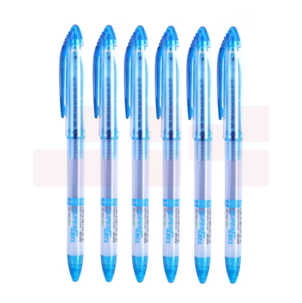 晨光 0.38mm 中性笔 蓝色笔GP1212 全针管签字笔12支装