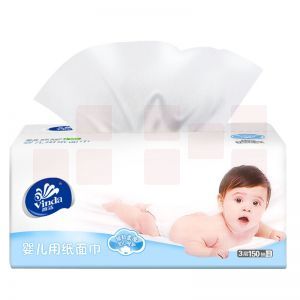 维达 软抽面巾纸 V2166 160*195mm 3层 150抽 3包/提 12提/箱 (36包/箱）