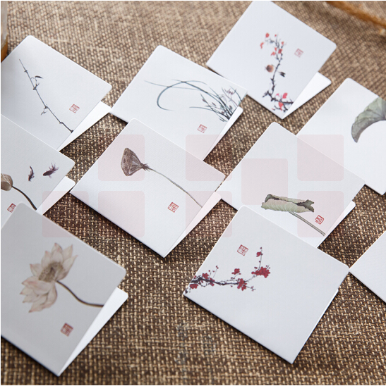 贺卡 祝福卡 明信片   花色随机  5张/包   单位：包