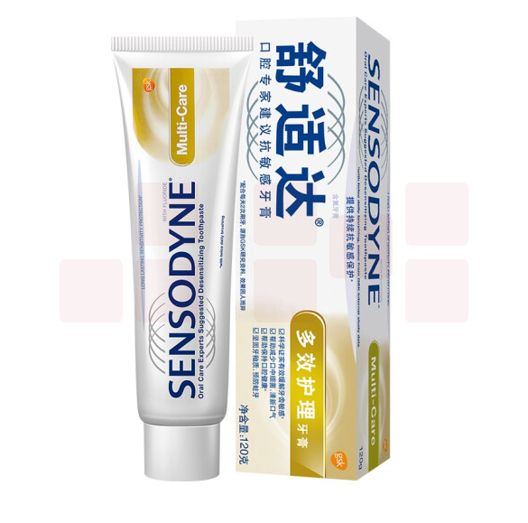 舒适达 多效护理抗敏牙膏 120g