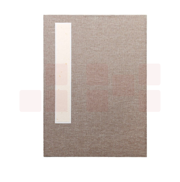 宣纸册页本空白书法双层加厚册页书法专用纸初学者练习册折页 亚麻封面