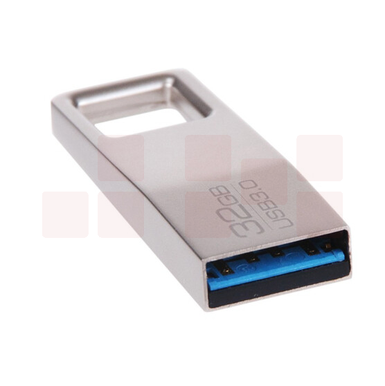 得力2191移动U盘32G优盘银色便携单个装