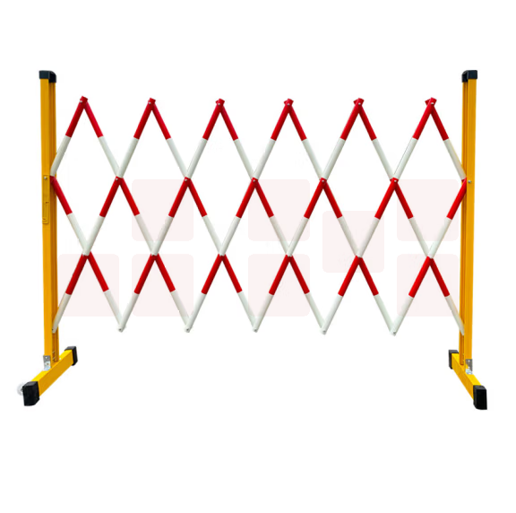 可移动伸缩围栏  红白相间伸缩护栏 高1.2米展开宽2米  货号：JC