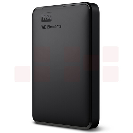 西部数据 1TB 移动硬盘 USB3.0 Elements 新元素系列 WDBUZG0010BBK