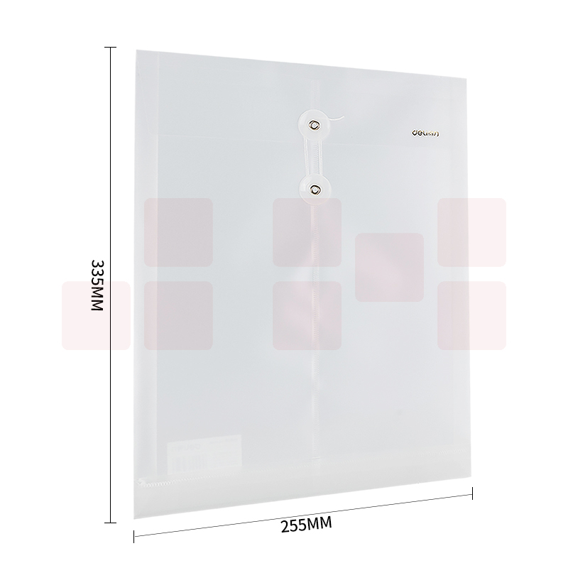 得力(deli) 5511A   A4透明文件袋防水档案袋225*335mm  单位：个