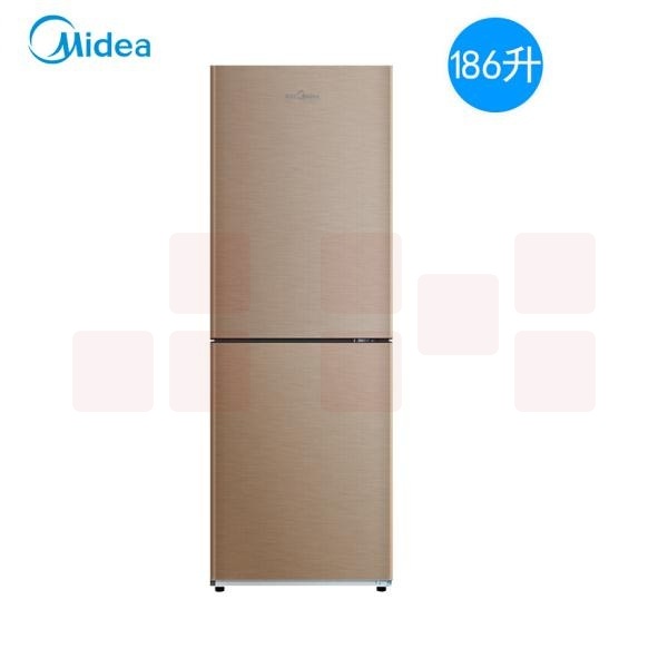 美的(Midea)186升 双门电冰箱 风冷无霜 BCD-186WMA