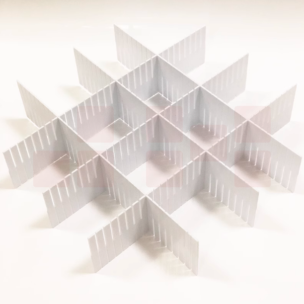 抽屉收纳板分隔板塑料板   32.5*7*0.5cm 12片装   货号：JC