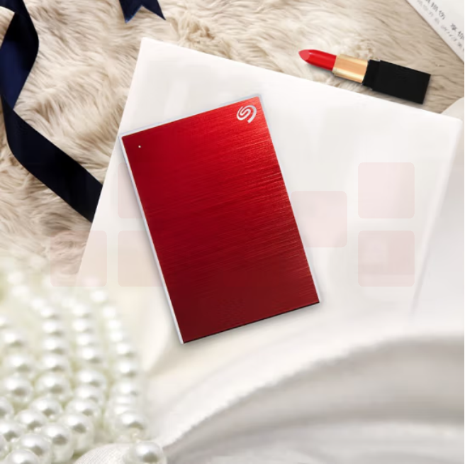 希捷 2TB移动硬盘 加密 USB3.0 希捷铭 2.5英寸 兼容Mac 红 STKY2000403