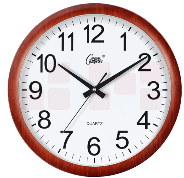 康巴丝 38cm 挂钟 15英寸石英钟挂表3128