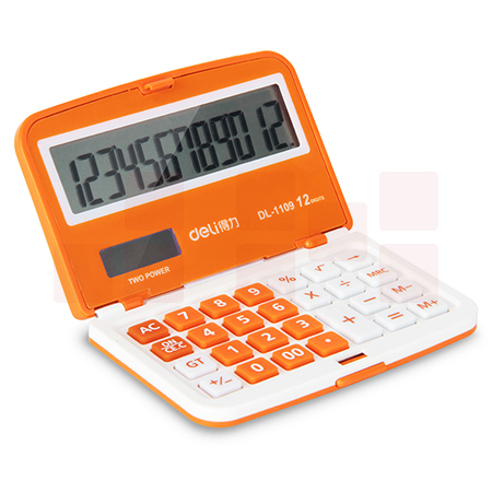 得力1109A计算器(橙)(台)