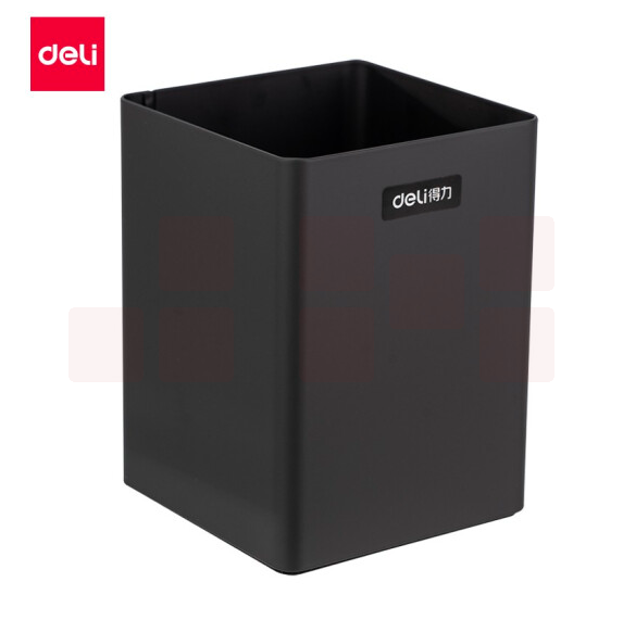 得力8931金属方形笔筒 75*75*100mm