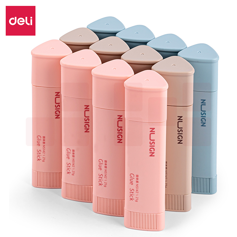 得力纽赛NS142三角形固体胶(混)(21g/支)12支装