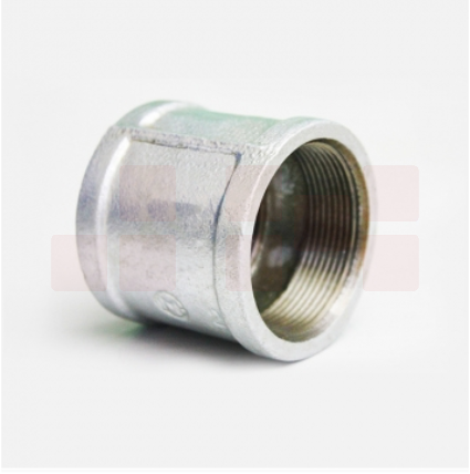 赣玛 玛钢国标管箍DN40内丝直通1.5寸接头管古